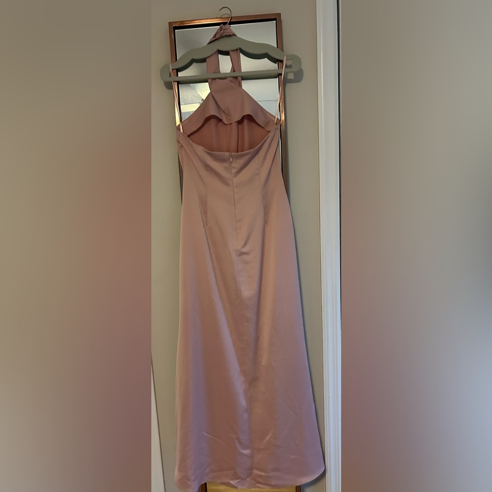 BHLDN Soft Pink A-Line Skirt - Picture 3 of 7